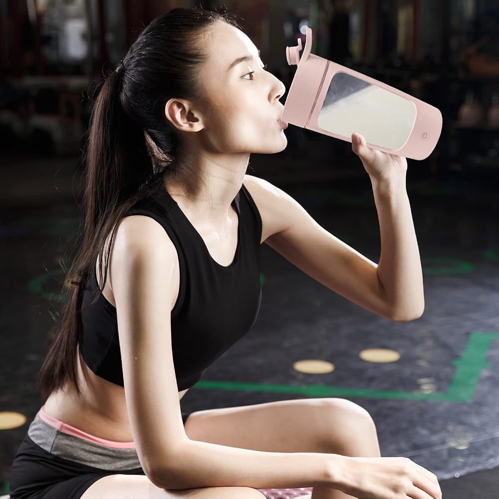 JOTER & LIBEAR Electric Shaker Bottle, 22 oz - Pink - image 3