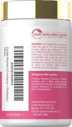 Carlyle Women's Cranberry Plus Probiotics - 120 Vegetarian Capsules - image 3