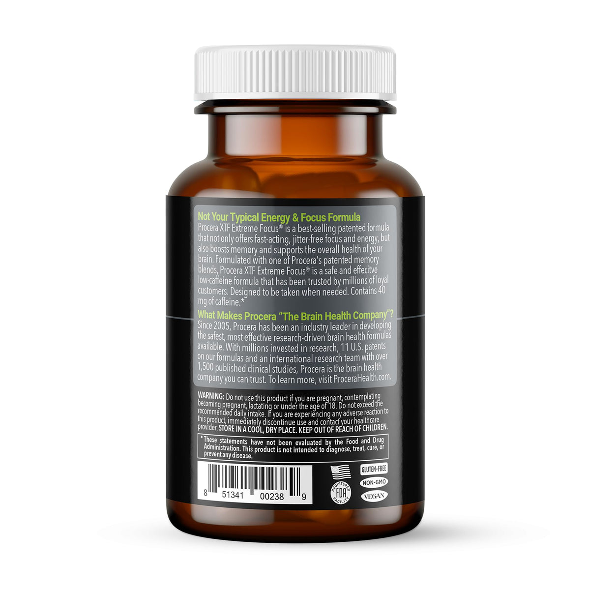 Procera XTF Cognitive Function Supplement - 40 Capsules - image 2