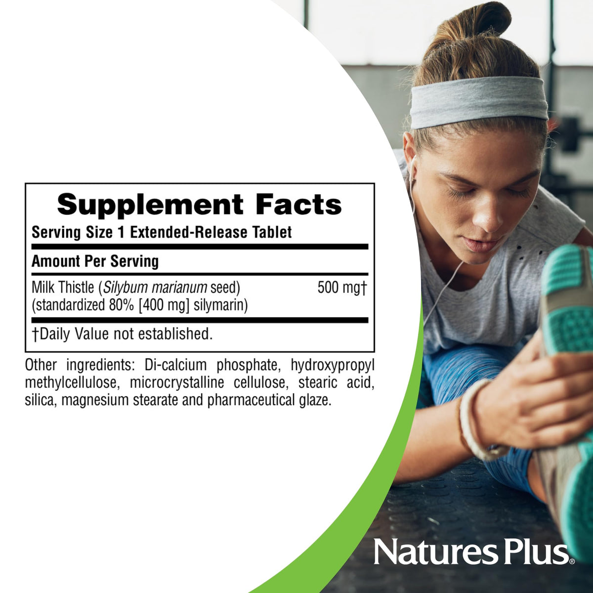 NaturesPlus Herbal Actives Milk Thistle Extended Release - 30 Tablets - image 4