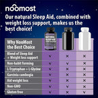 NooMost Natural Sleep Aid with Magnesium & L-Theanine - 60 Tablets - image 3