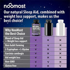 NooMost Natural Sleep Aid with Magnesium & L-Theanine - 60 Tablets - image 3