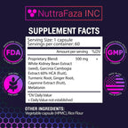 NuttraFaza Night Time Weight Loss Pills Fat Burner - 120 Capsules - image 6