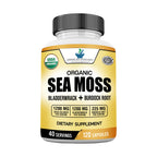 American Standard Supplements Organic Sea Moss Bladderwrack Burdock Root