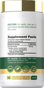 Carlyle Gotu Kola Supplement - 180 Capsules - image 2