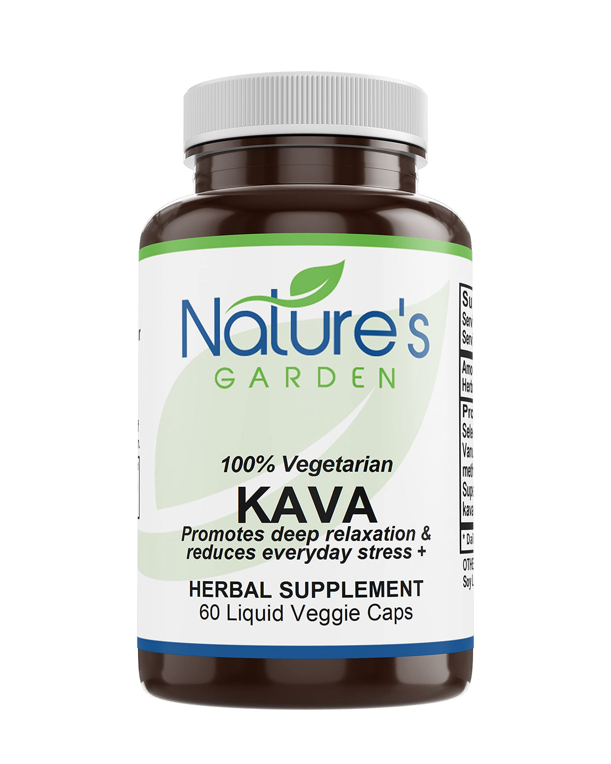 Nature's Garden Essentials Kava - 60 Vegetarian Capsules