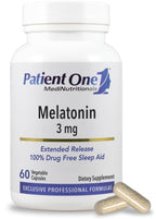 Patient One Melatonin 3 mg Extended Release - 60 Capsules