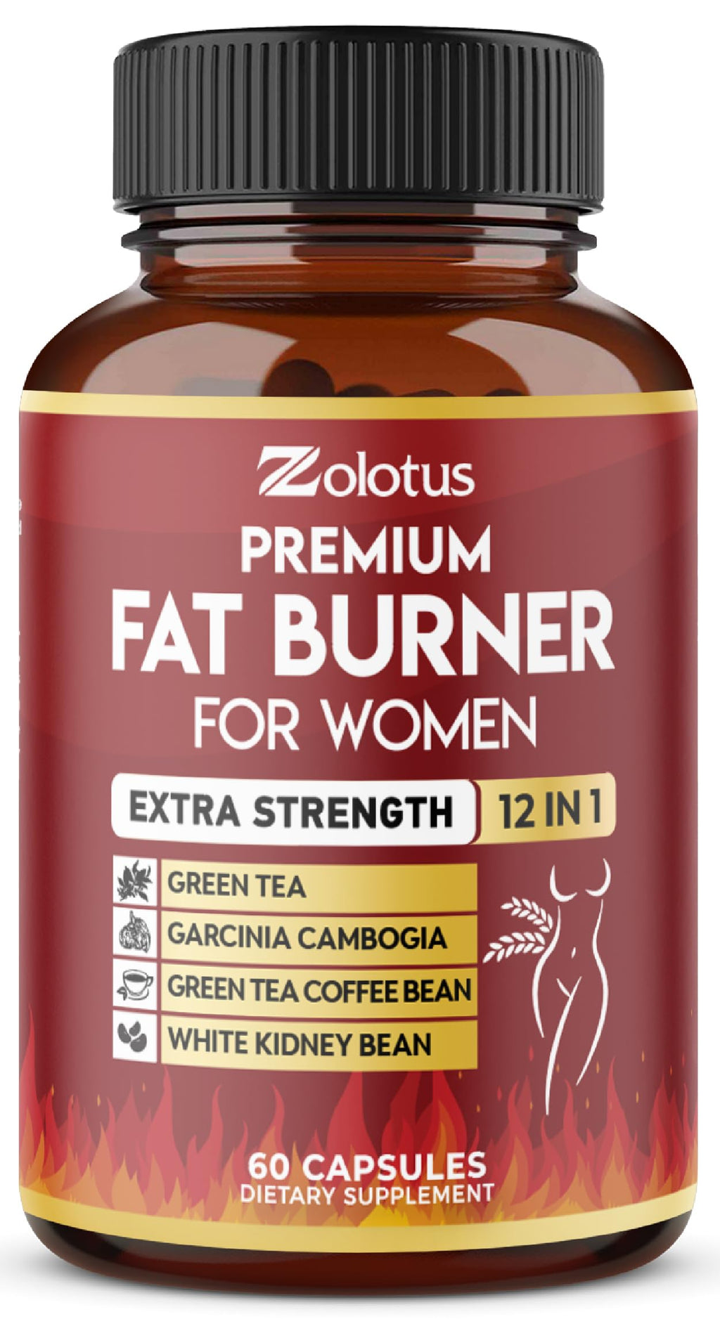 Zolotus Fat Burner Capsules for Energy - 60 Capsules