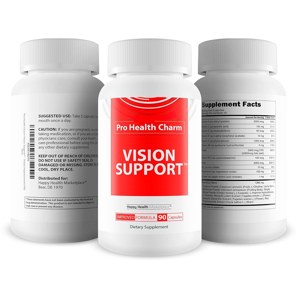 Happy Health Marketplace Pro Health Charm Vision Support - 90 Capsules - image 4