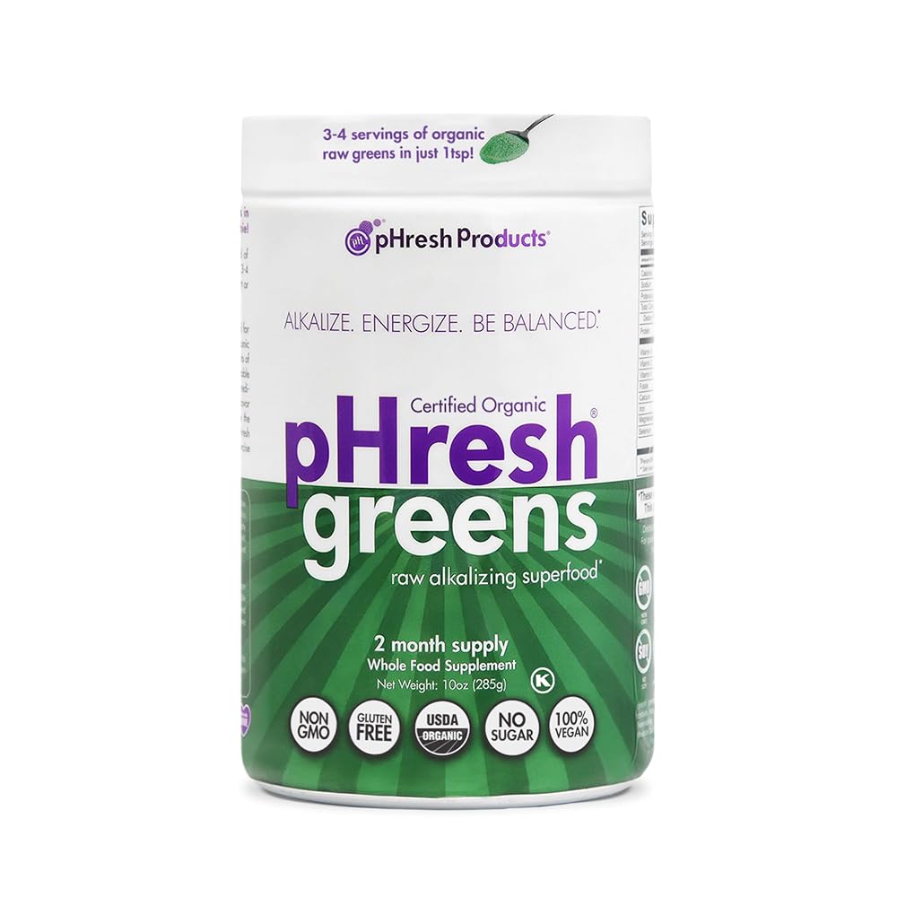 pHresh greens Raw Organic Alkalizing Superfood
