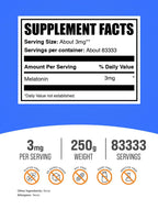 BulkSupplements.com Melatonin Powder