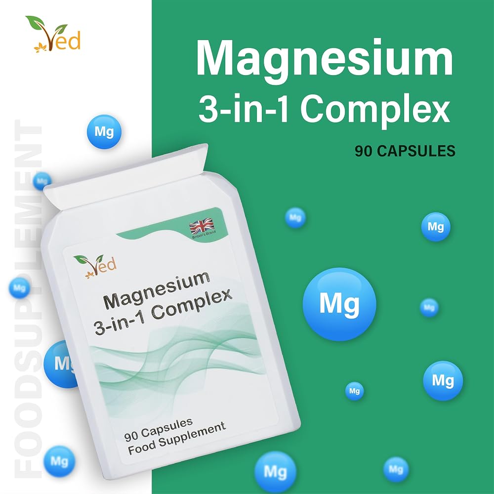 Ved Magnesium 3-in-1 Complex 384 mg - 90 Vegan Capsules - image 2