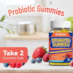 SmildeHeal Probiotic Gummies, 5 Billion CFU, 60 Count Gummies