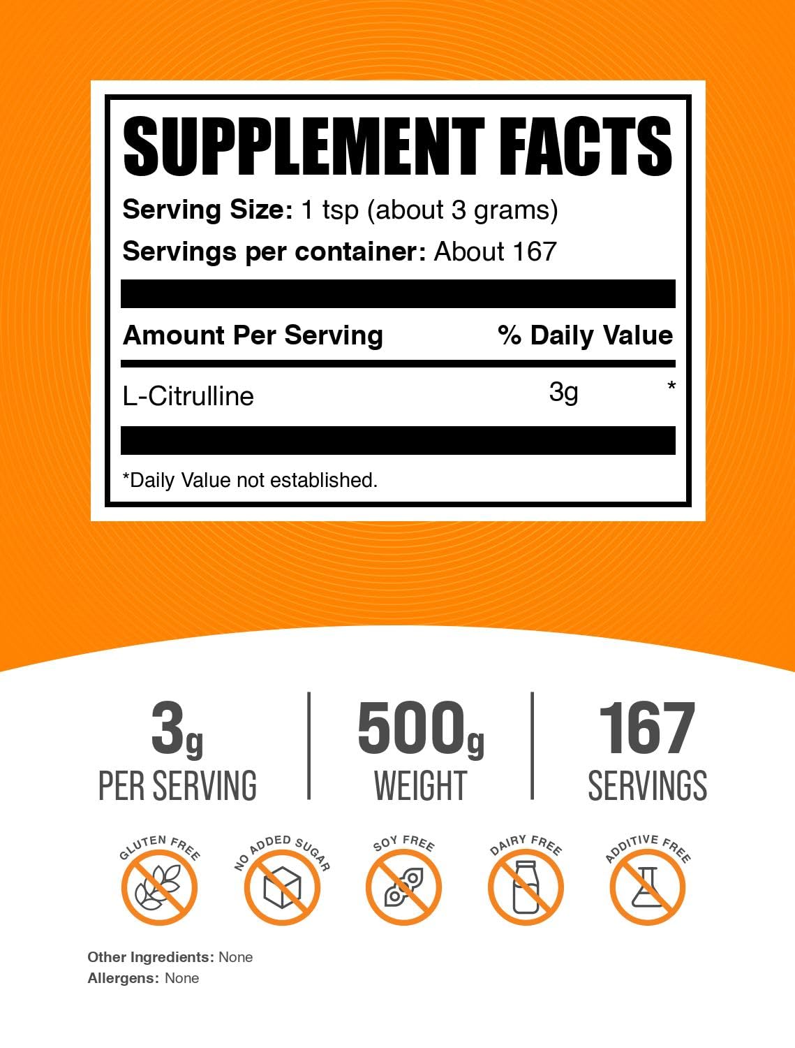 BulkSupplements.com L-Citrulline Powder
