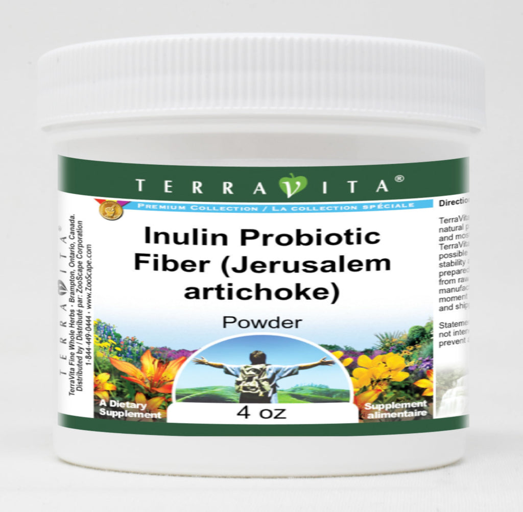 Terravita Inulin Probiotic Fiber Powder - 4 oz