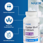 Major Oyster Shell Calcium 500 mg - 150 Tablets - image 3