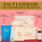 TAUT Discovery Marine Collagen Drink, 16 Bottles, 5 Face Masks
