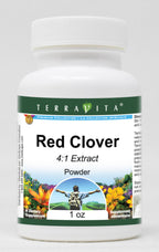 Terravita Red Clover 4:1 Powder - 3 Pack (1 oz each)