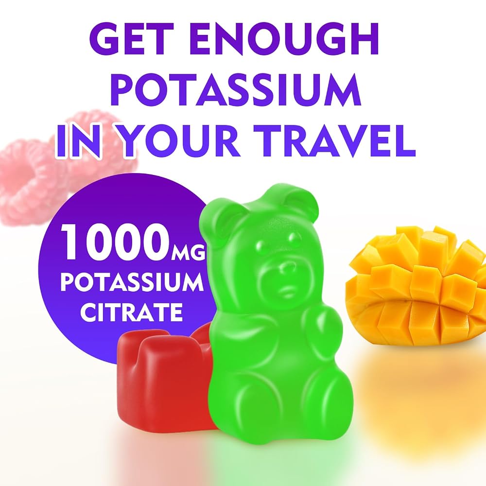 MEENCCD Potassium Citrate Gummies, Mixed Flavor