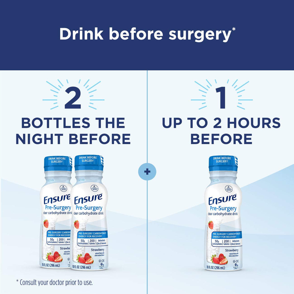 Ensure Pre-Surgery Clear Carbohydrate Drink Strawberry - 4 Pack - image 6