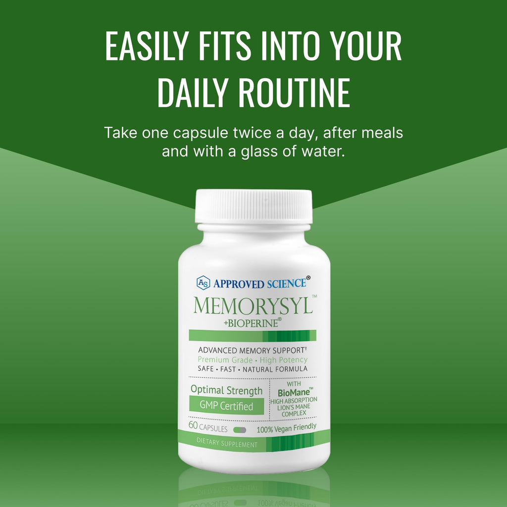 Approved Science® Memorysyl - 60 Capsules