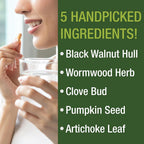Peak Performance Wormwood Black Walnut Clove Cleanse - 30 Capsules - image 3
