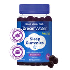 Dream Water Sleep Gummies with Melatonin & GABA - 60 Count - image 3