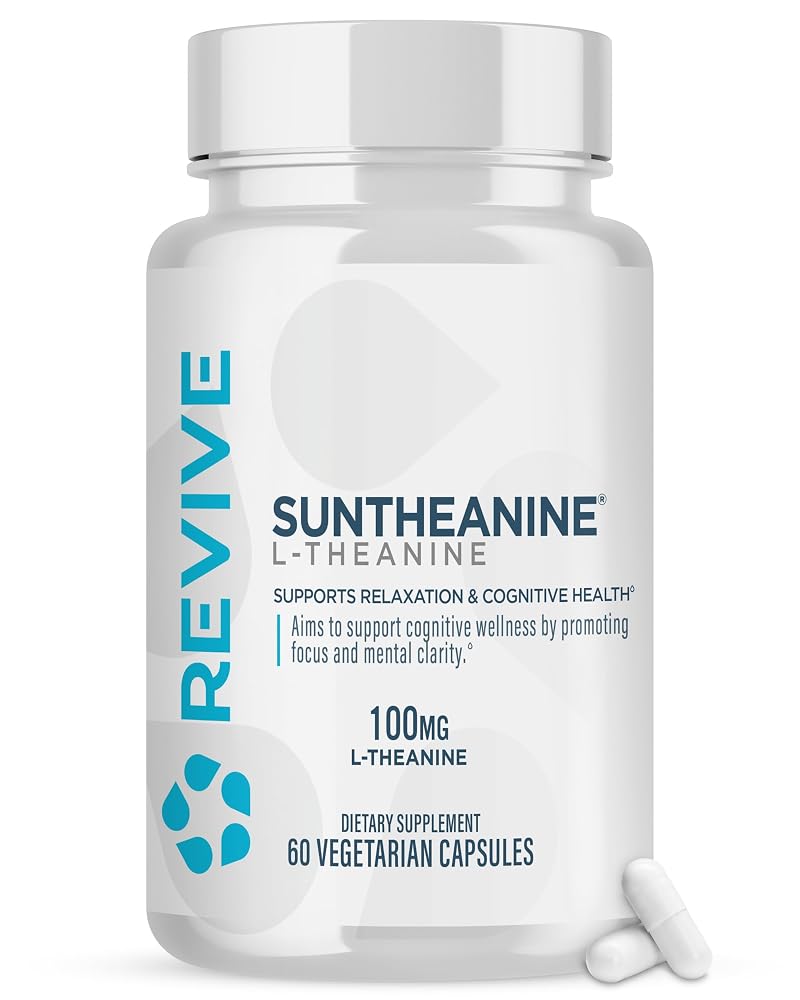 Revive MD Suntheanine L-Theanine Supplement - 60 Capsules