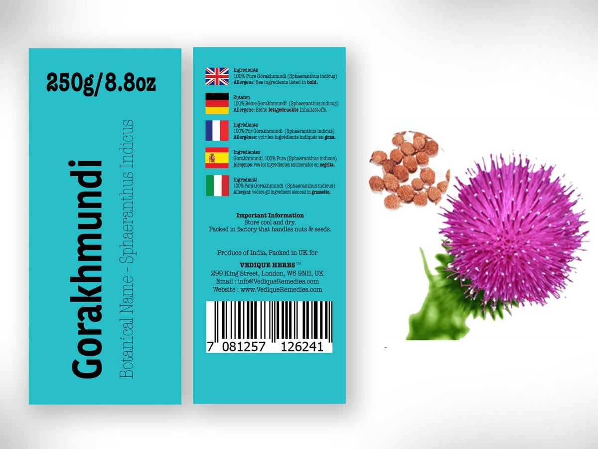 VEDIQUE HERBS Gorakhmundi Dried Herb - 250g - image 3