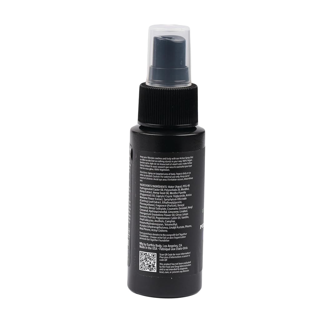 Earthly Body Hemp Daily Ultimate Strength Active Spray