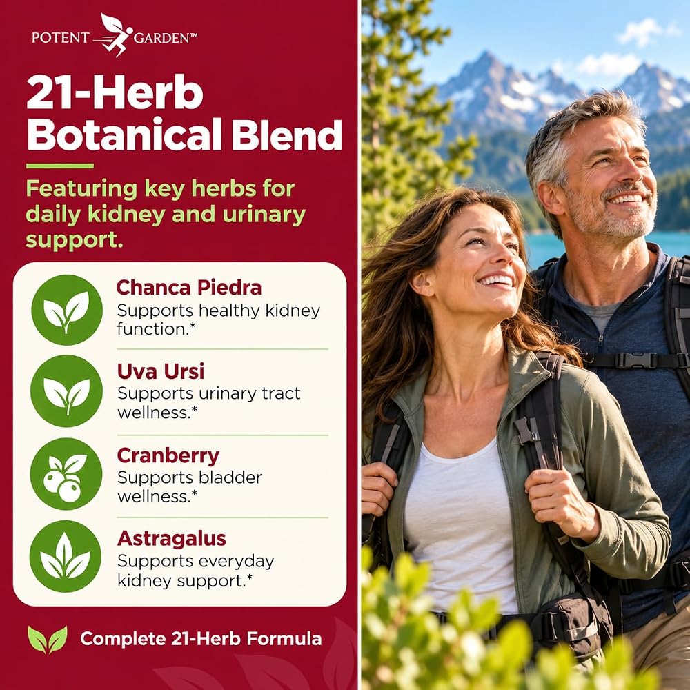 Potent Garden Kidney Cleanse Detox & Support Capsules - image 3