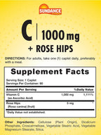 Sundance Vitamin C 1000 mg - 180 Caplets - image 5