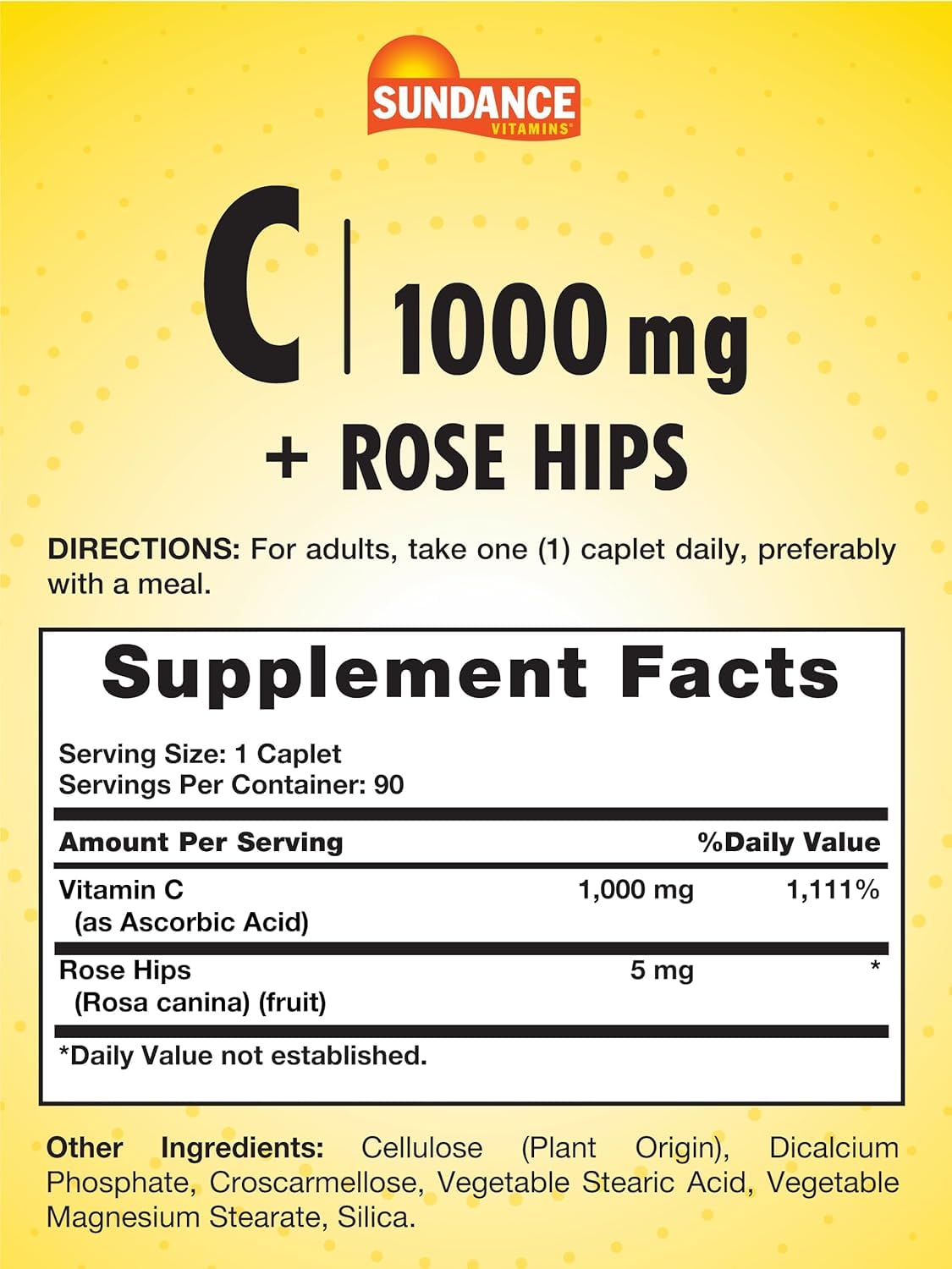 Sundance Vitamin C 1000 mg - 180 Caplets - image 5