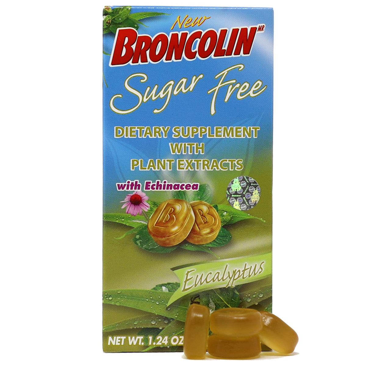 Broncolin Sugar Free Drops with Echinacea & Eucalyptus - 2 Pack - image 2