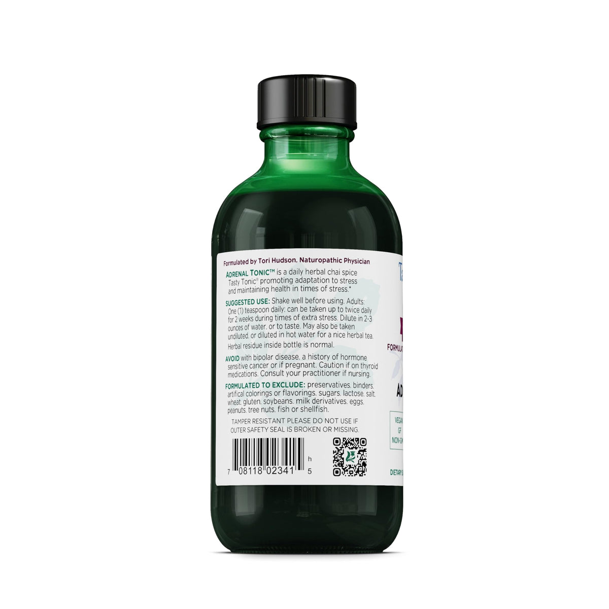 Vitanica Adrenal Tonic, Adrenal & Stress Support with Maca, Vegan