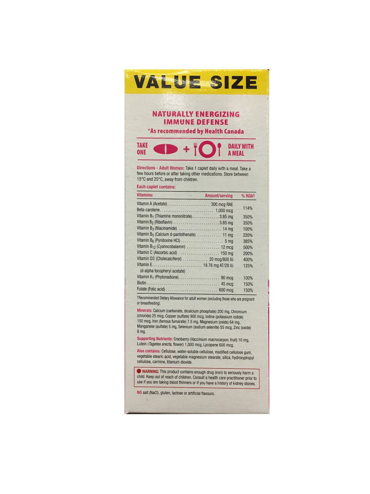 Jamieson Multi 100% Complete Vitamin for Women - 150 Caplets - image 2