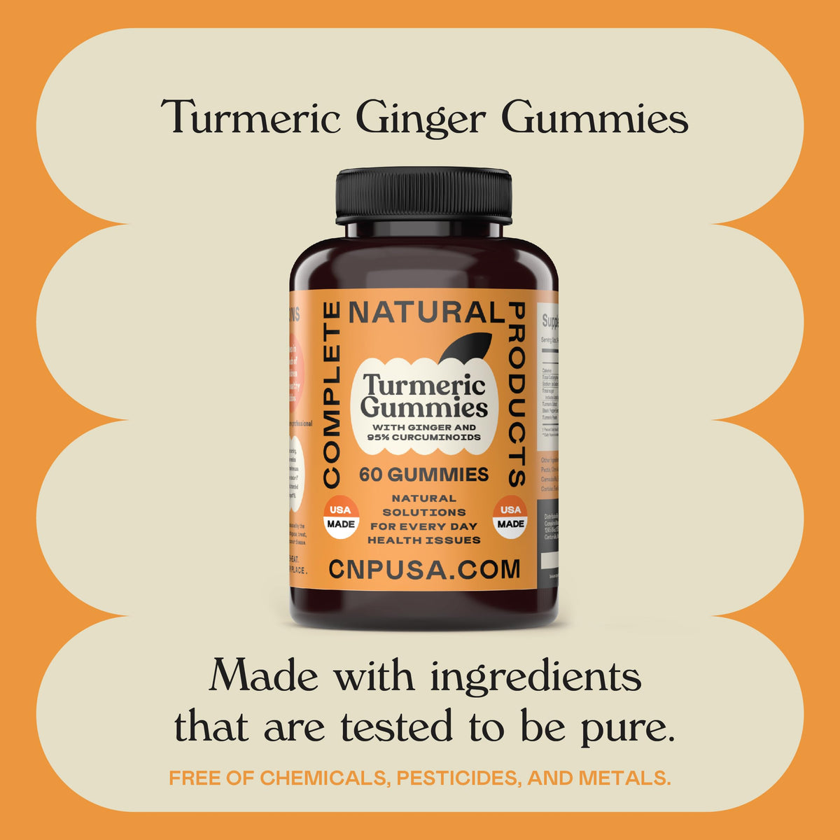 Complete Natural Products Turmeric Ginger Gummies - 60 Count - image 5