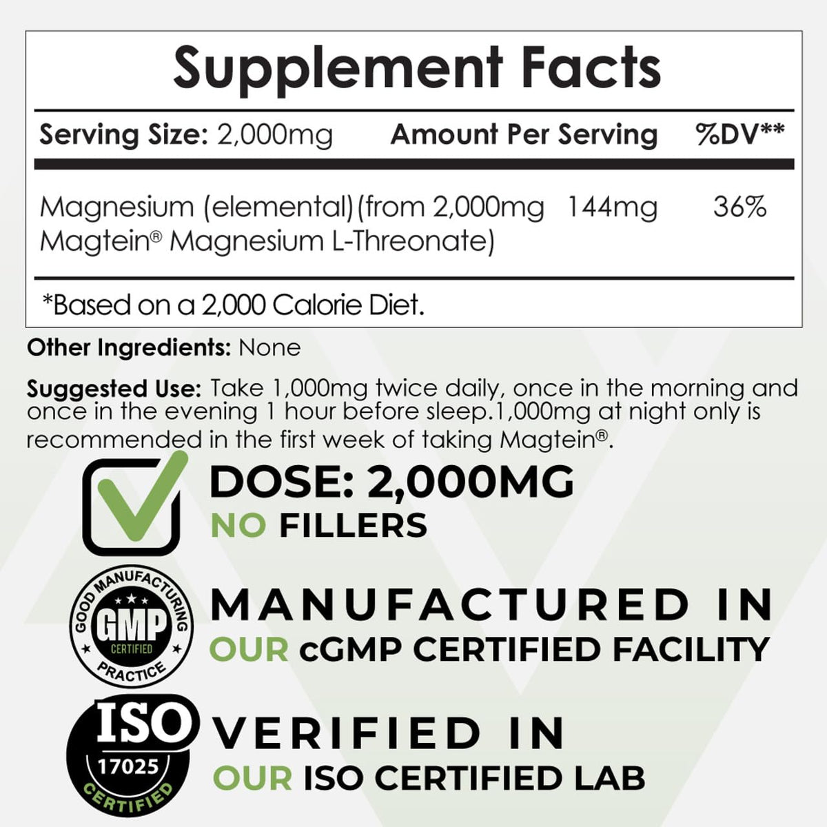 Nootropics Depot Magtein Magnesium L-Threonate Powder - 120g - image 2