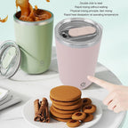 Tissting Shaker Bottle 11.8oz Electric Mixer Cup Stainless Steel Self