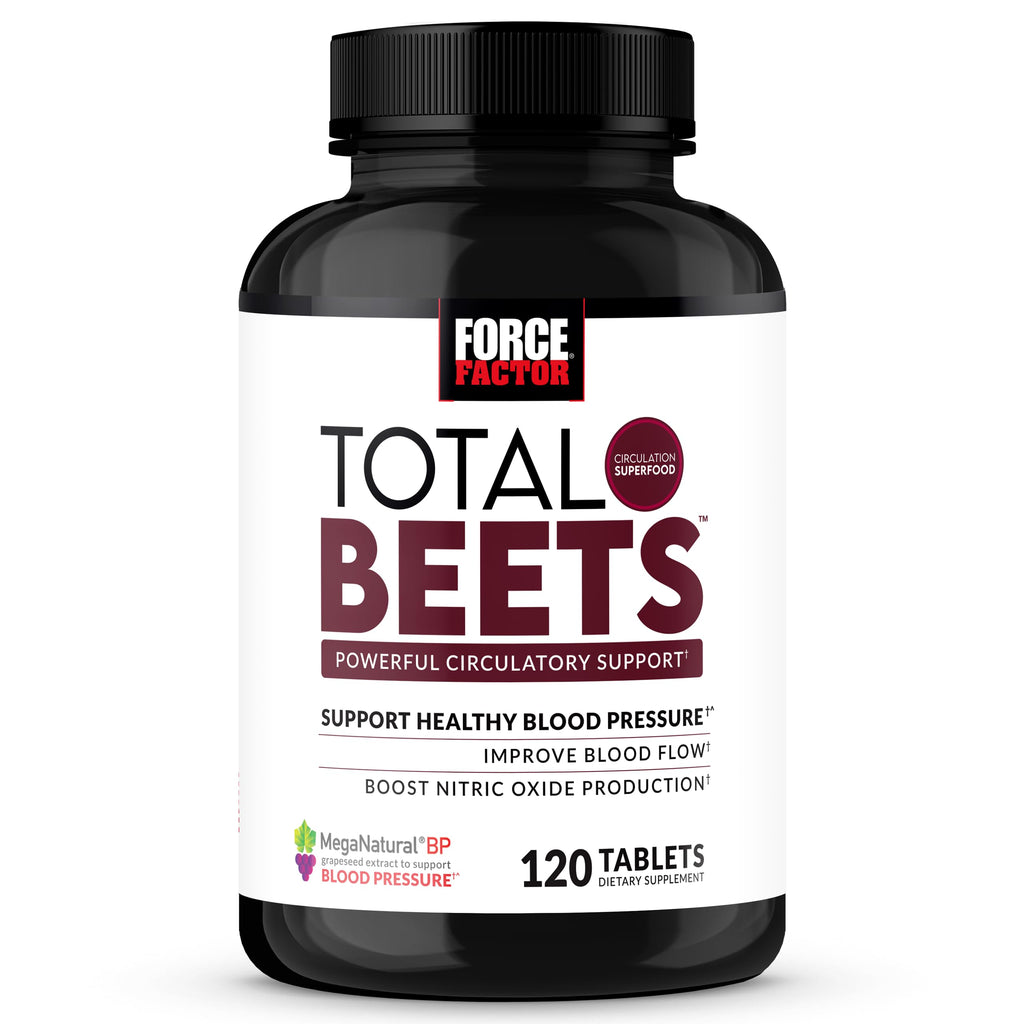 Force Factor Total Beets Blood Pressure Support with Grape Seed