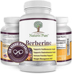 Simply Natures Pure Premium Berberine HCl 500mg - 120 Capsules