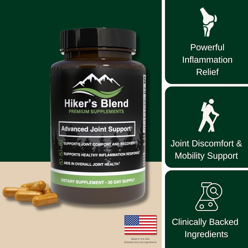 Hiker's Blend Advanced Joint Support Supplement - 90 Capsules - image 2