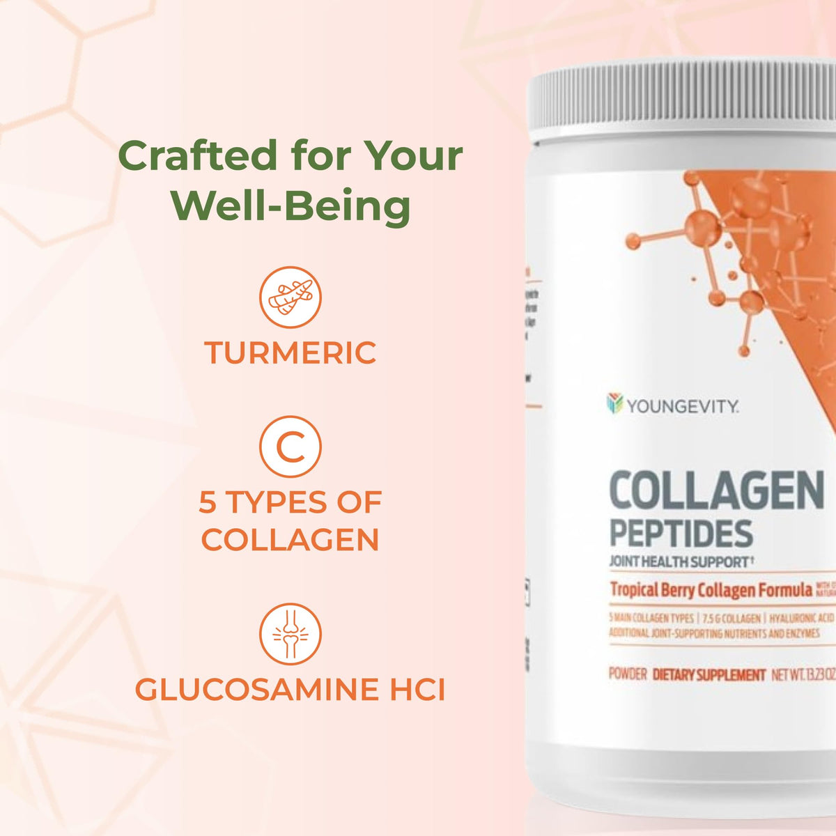Youngevity Collagen Peptides Protein Powder with Vitamin C - image 5