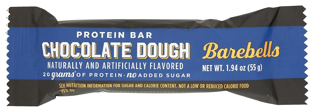 Barebells Chocolate Dough Protein Bar No Added Sugar - 12 Pack