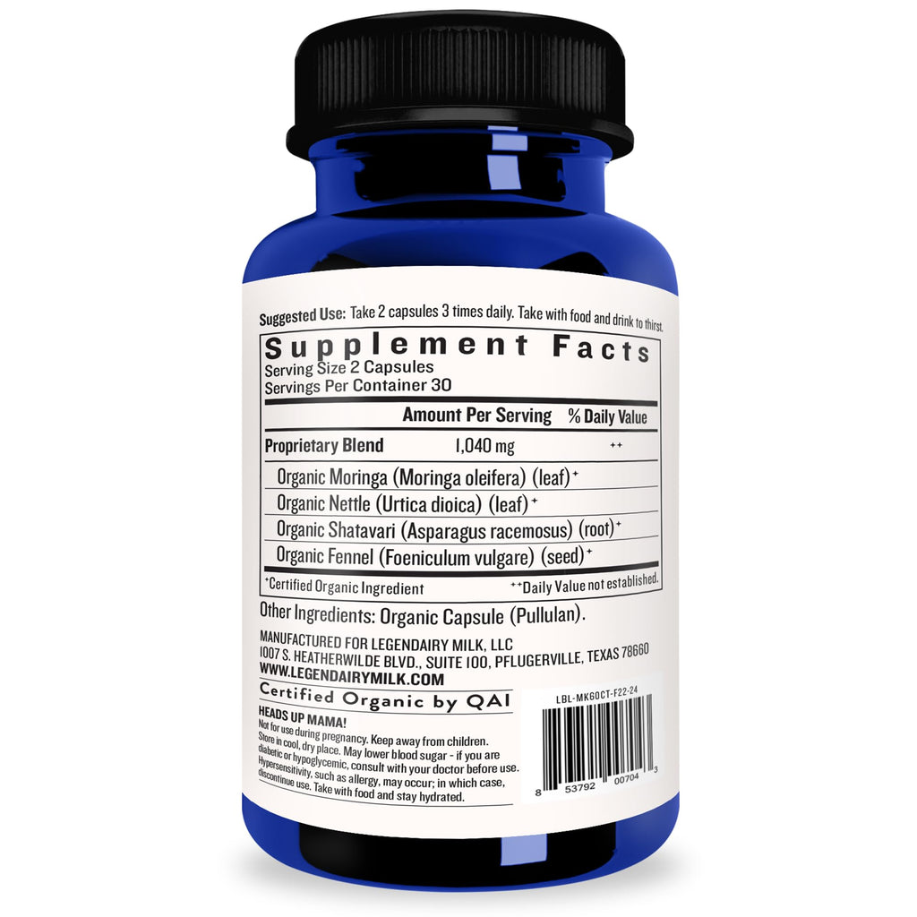 Legendairy Milk Milkapalooza Lactation Supplement - 60 Capsules - image 8