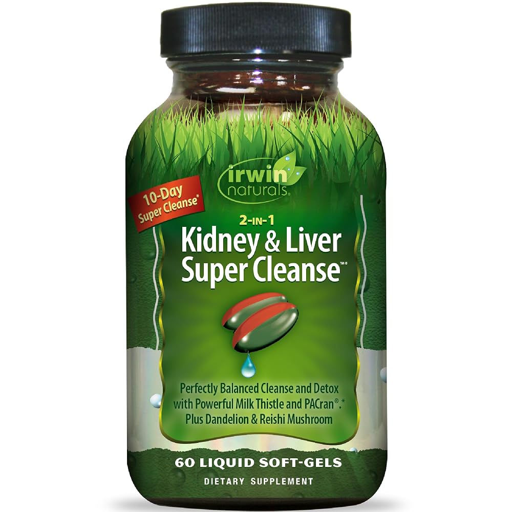 Irwin Naturals Kidney & Liver Super Cleanse - 60 Softgels