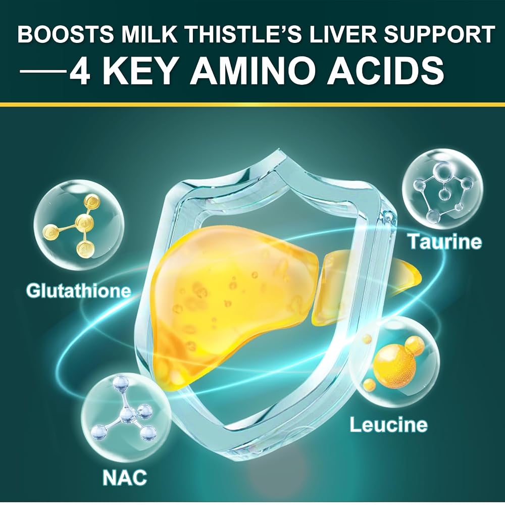 ZEBORA Milk Thistle Extract 30:1 Liver Support - 120 Capsules - image 6