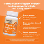 Renzo's Bright & Brainy Vitamin B6 Kids - 60 Melty Tabs - image 3