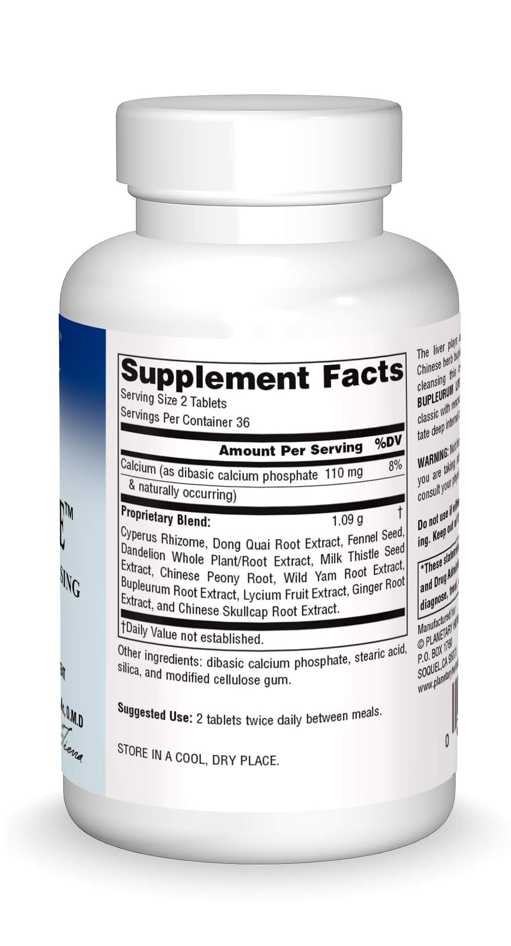 Planetary Herbals Bupleurum Liver Cleanse 545mg - 72 Tablets - image 3