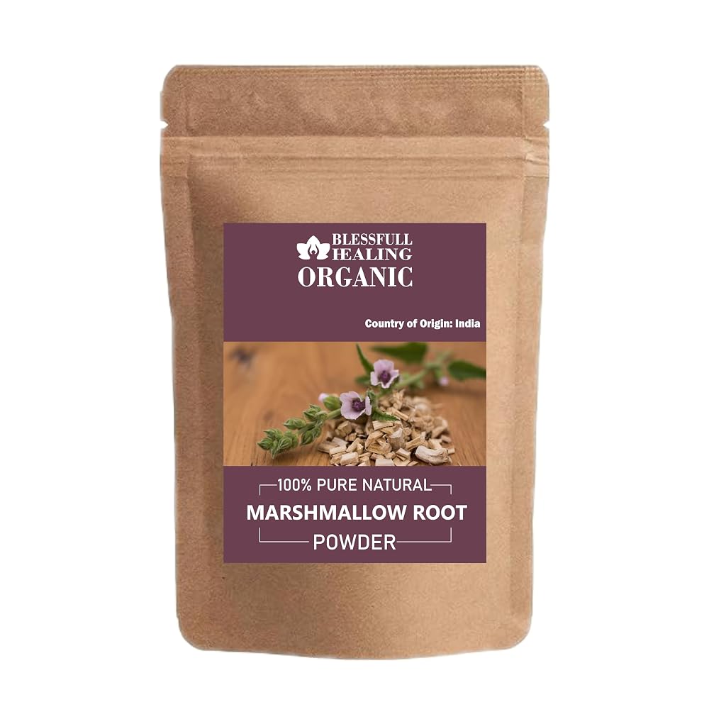 Blessfull Healing Organic Marshmallow Root Powder 100% Pure Natural